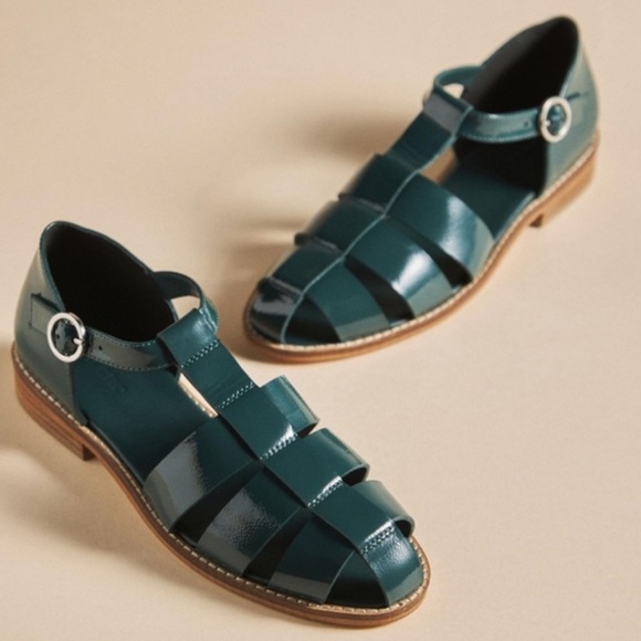 Anthropologie Shoes - NWOB Anthropologie Pilcro The Maris Fisherman Sandas in Green